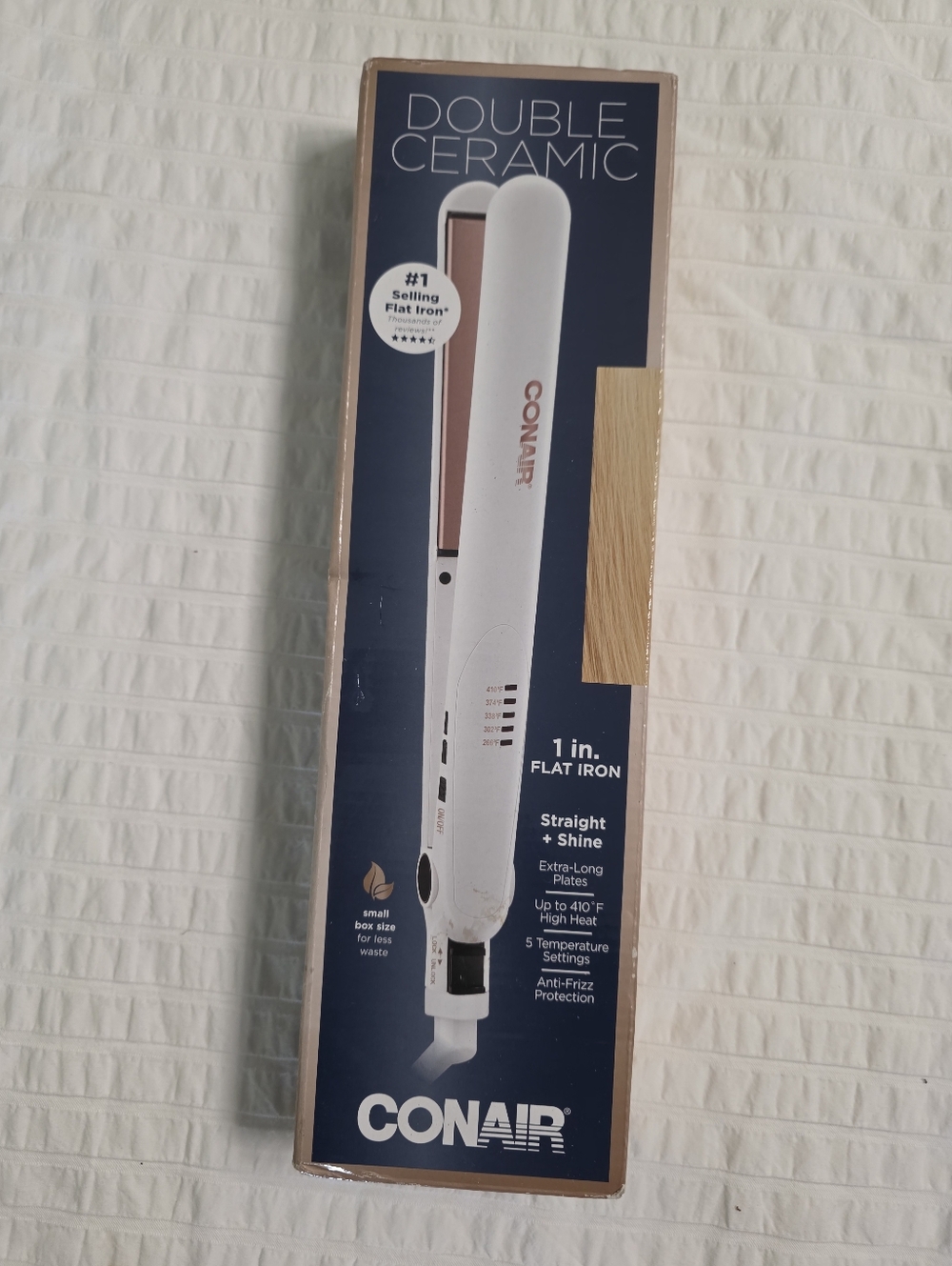 Conair Double Ceramic Flat Iron 1" In